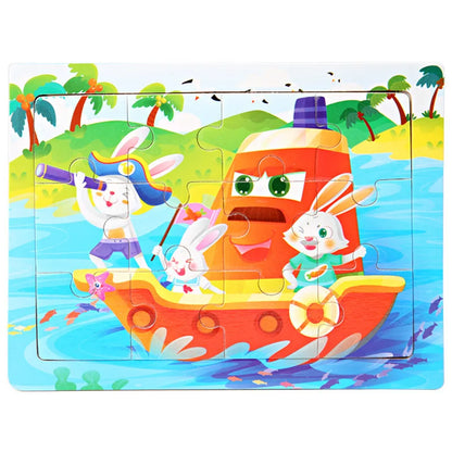 12piece Wooden Jigsaw Puzzle