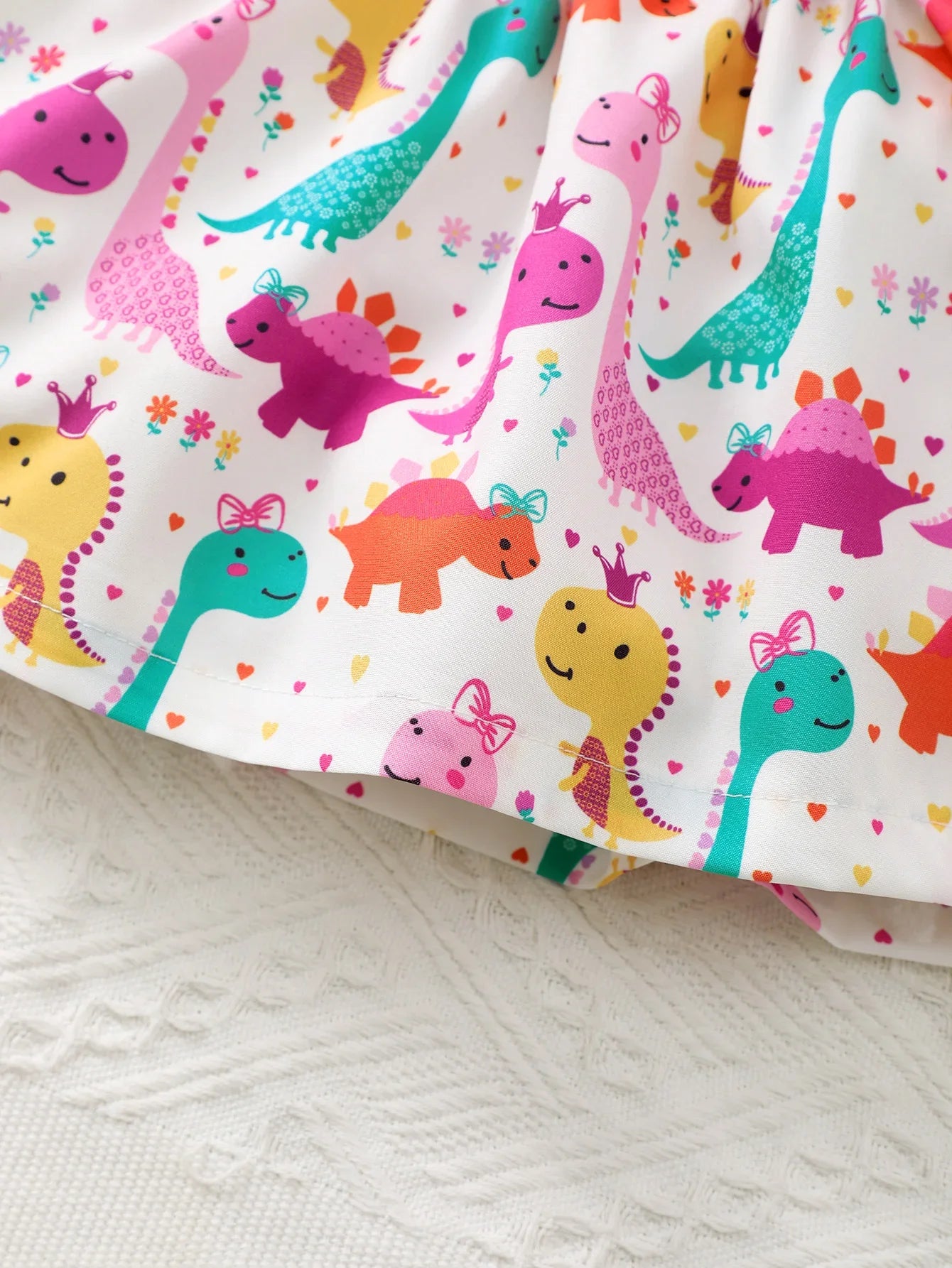 Colorful Dinosaur Dress