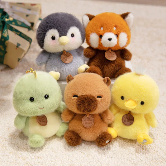 Cute Sitting Red Panda, Fox, Sloth, Cat, Stuffed Animal
