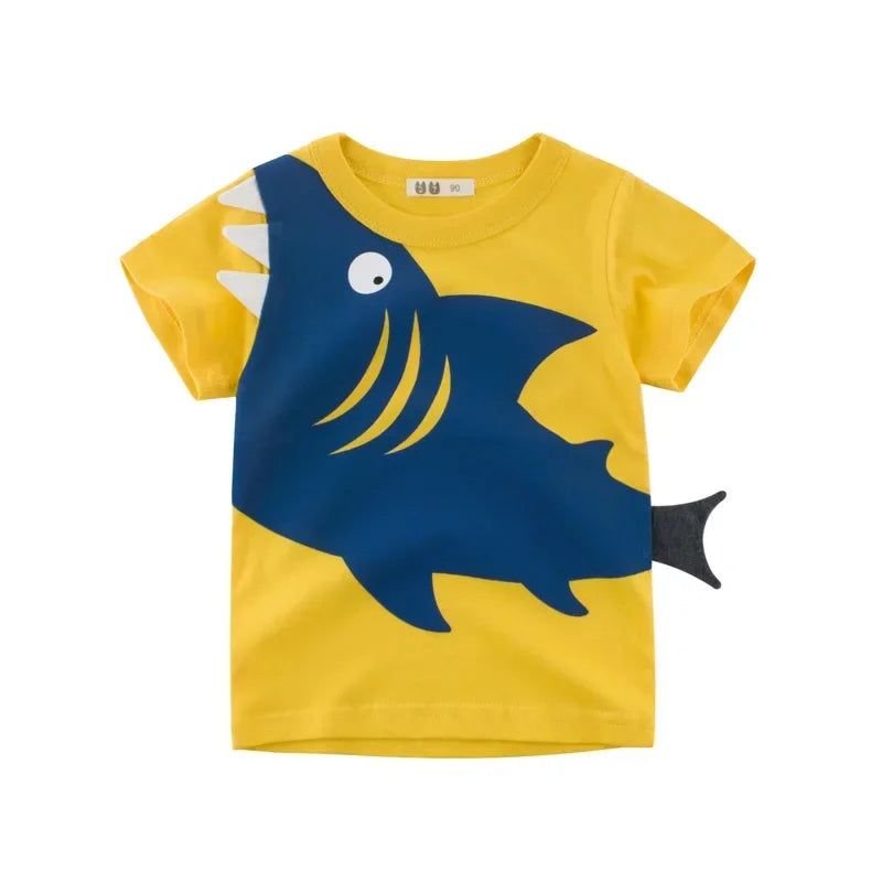 Children's 3D Cartoon T-Shirt