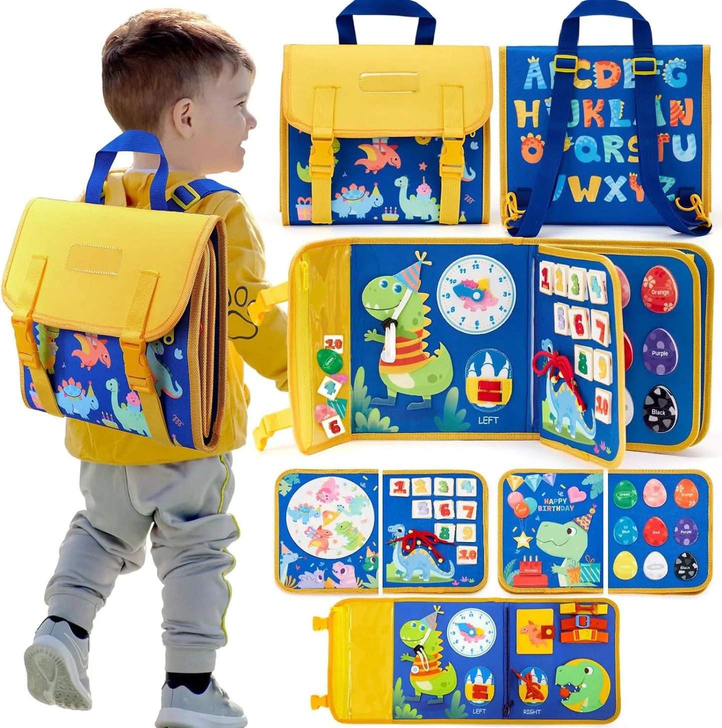 Busy Board Travel Backpack