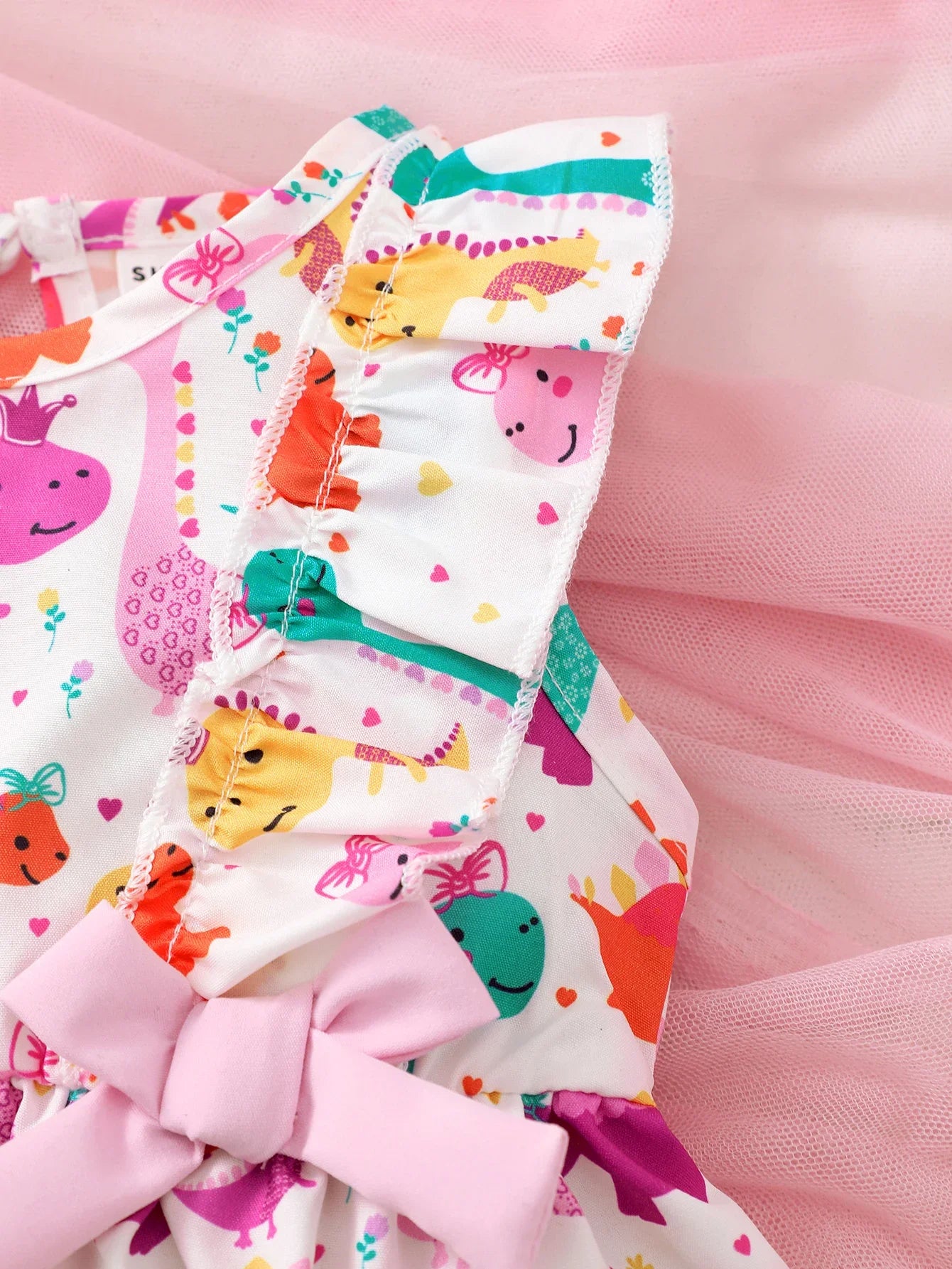 Colorful Dinosaur Dress