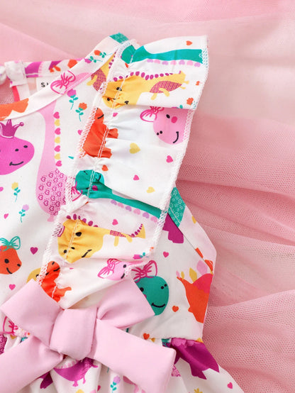 Colorful Dinosaur Dress