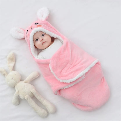 Soft Flannel Winter Baby Swaddle