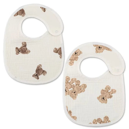 2 Piece Baby Cotton Bibs