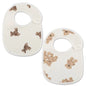 2 Piece Baby Cotton Bibs
