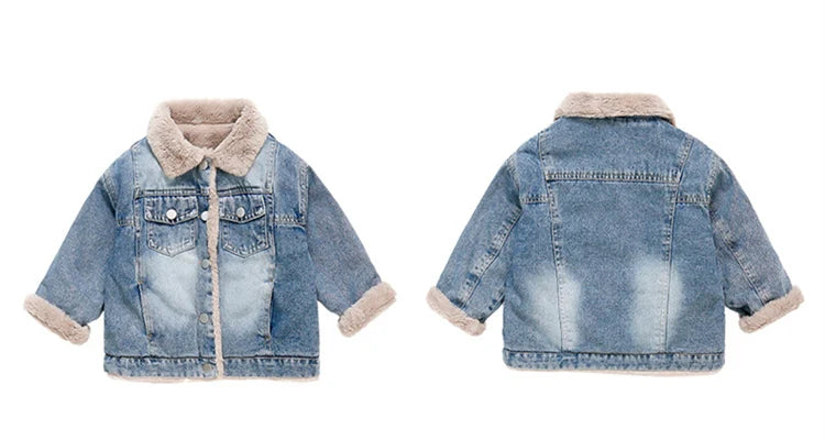Fur Lined Winter Demin Jacket