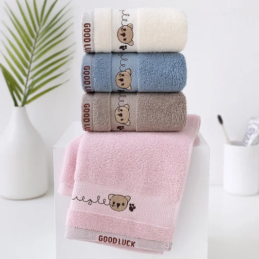 Baby Towels Bear Face