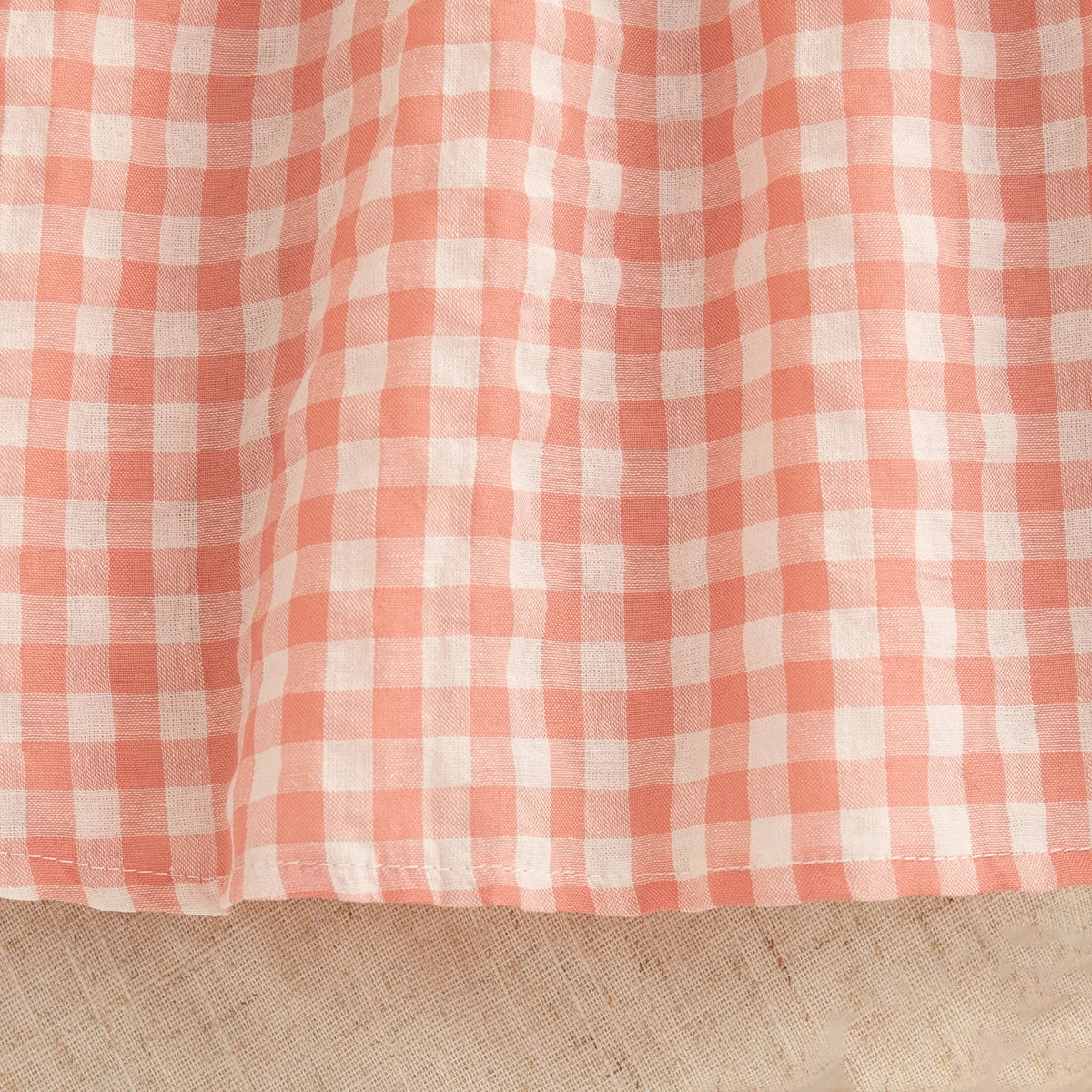 Checkered Breathable Suspender Dress