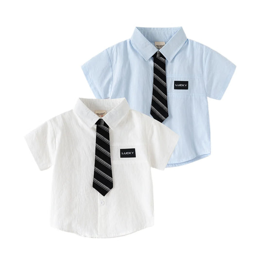 Fashion Boys Shirt with Tie
