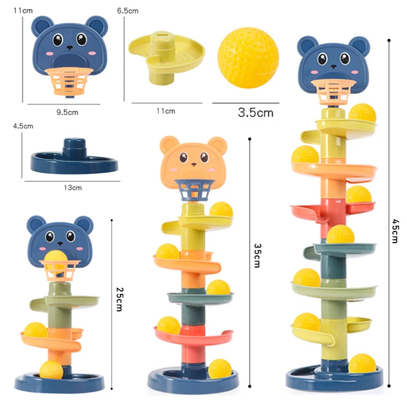 Rolling Ball Spiral Tower Toy
