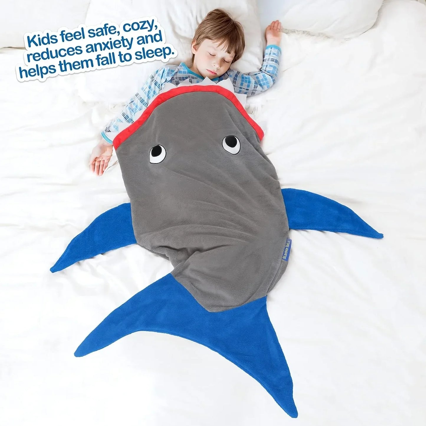 Shark Mermaid Tail Blanket