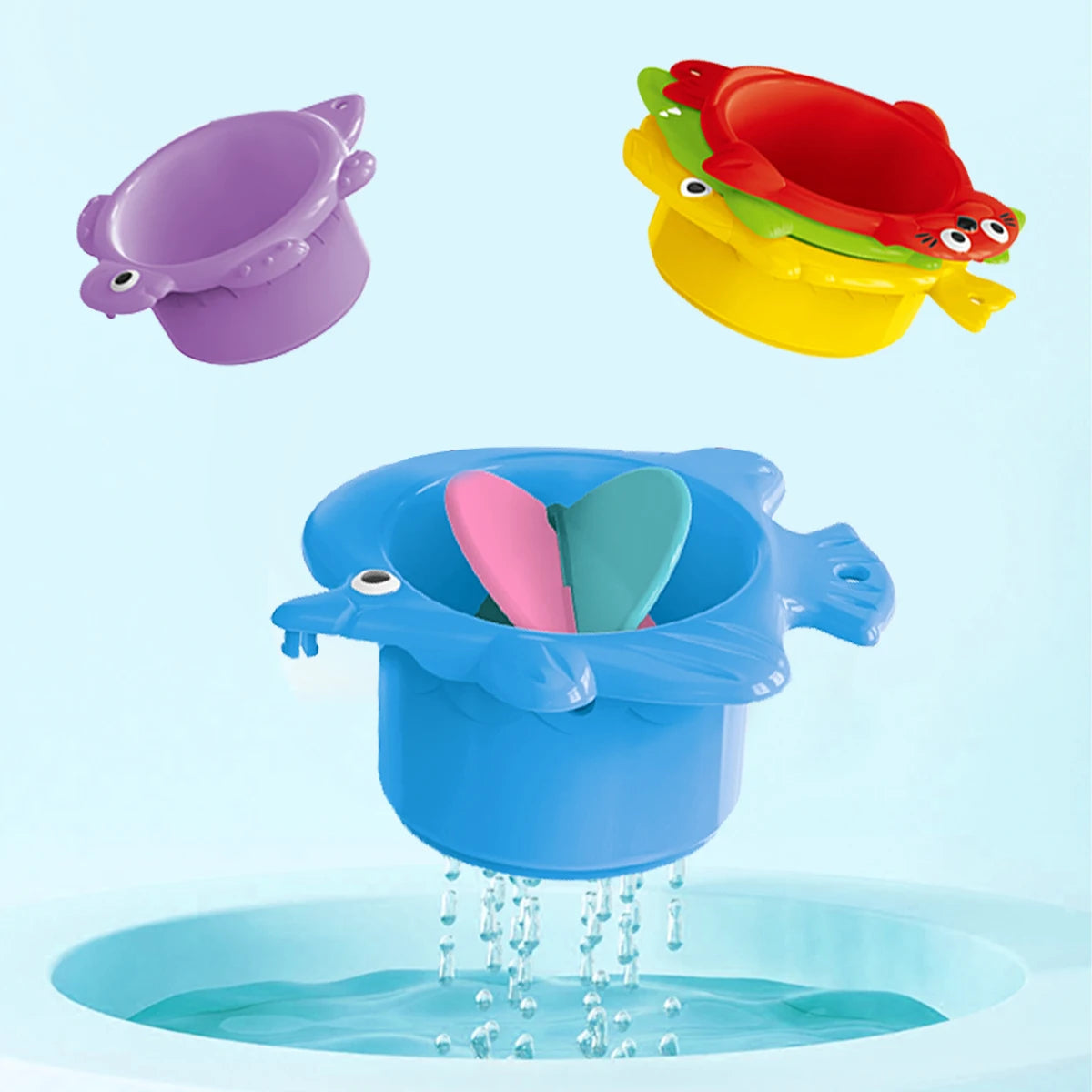 Stacking Cups Bath Toy