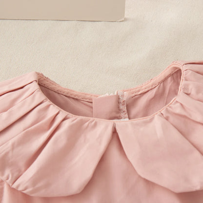 Pink/Blue Dress with Bow