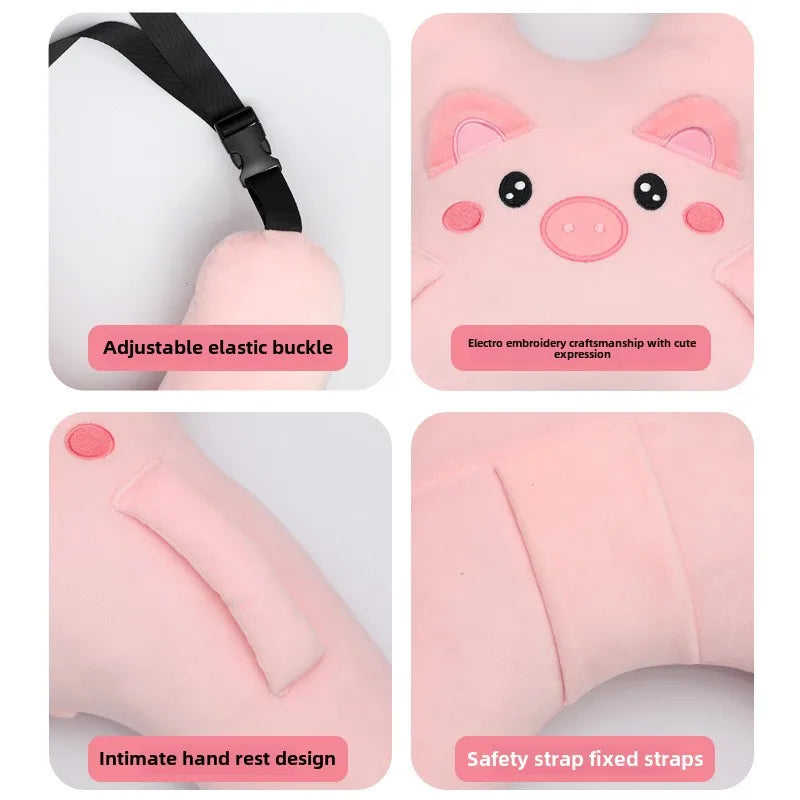 Auto Safety Kids Neck Pillow Cartoon Animals