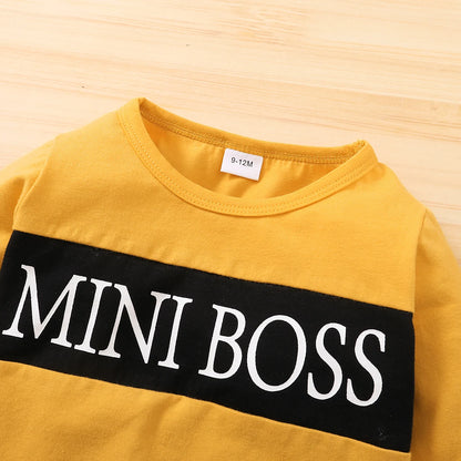 Mini Boss Sweatshirt and Sweatpants