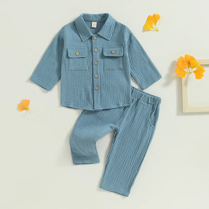 Linen Button Down Shirt and Pants