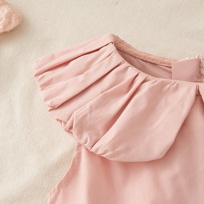 Pink/Blue Dress with Bow