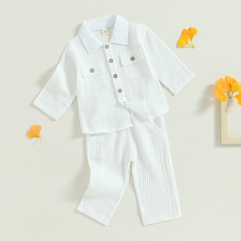 Linen Button Down Shirt and Pants
