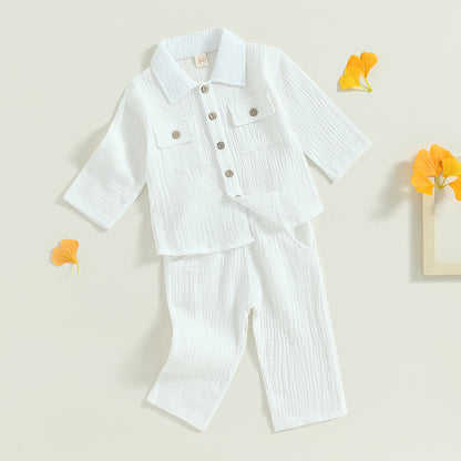 Linen Button Down Shirt and Pants