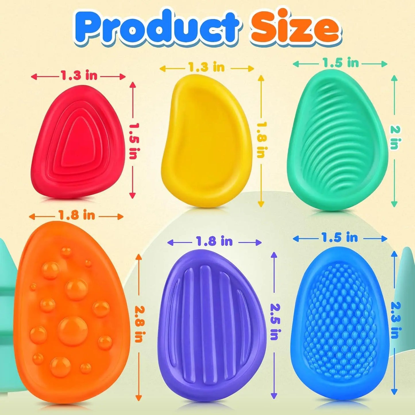 Sensory Fidget Toy Stones
