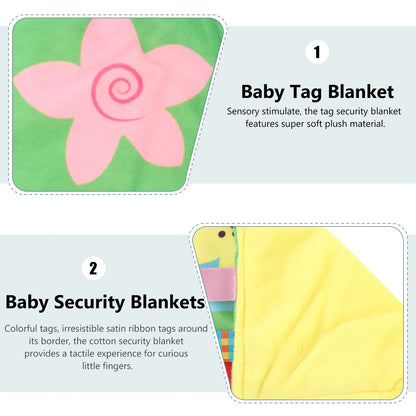 Green Baby Security Blanket