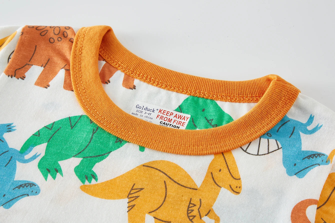 Long Sleeve Dinosuar Pajama Set