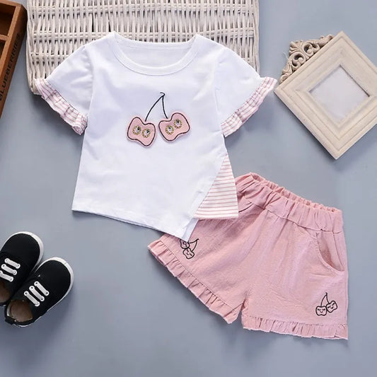 2 Piece Cherry/Cupcake Outfit