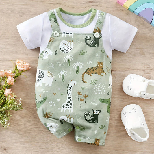Animal Printed Romper
