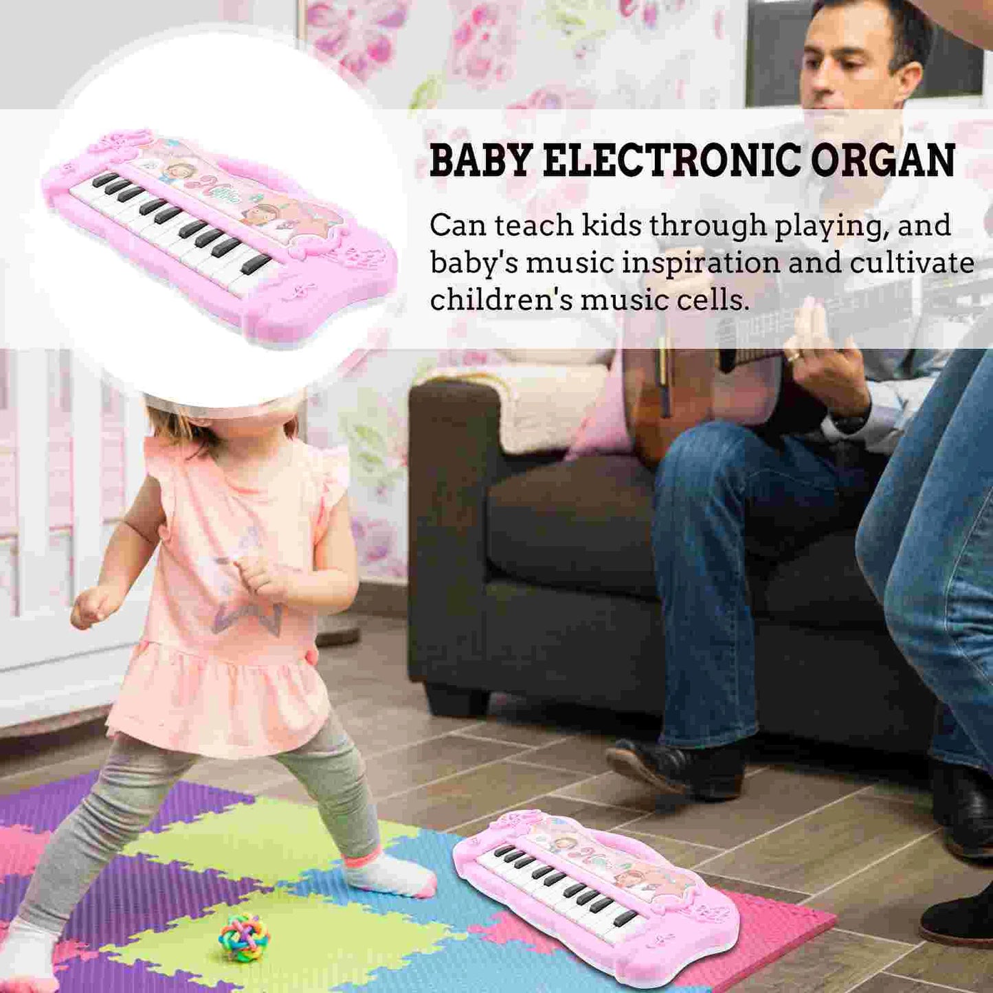 Pink Toy Keyboard
