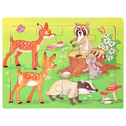 12piece Wooden Jigsaw Puzzle