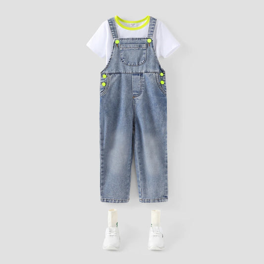 Dinosaur Shirt with Overalls