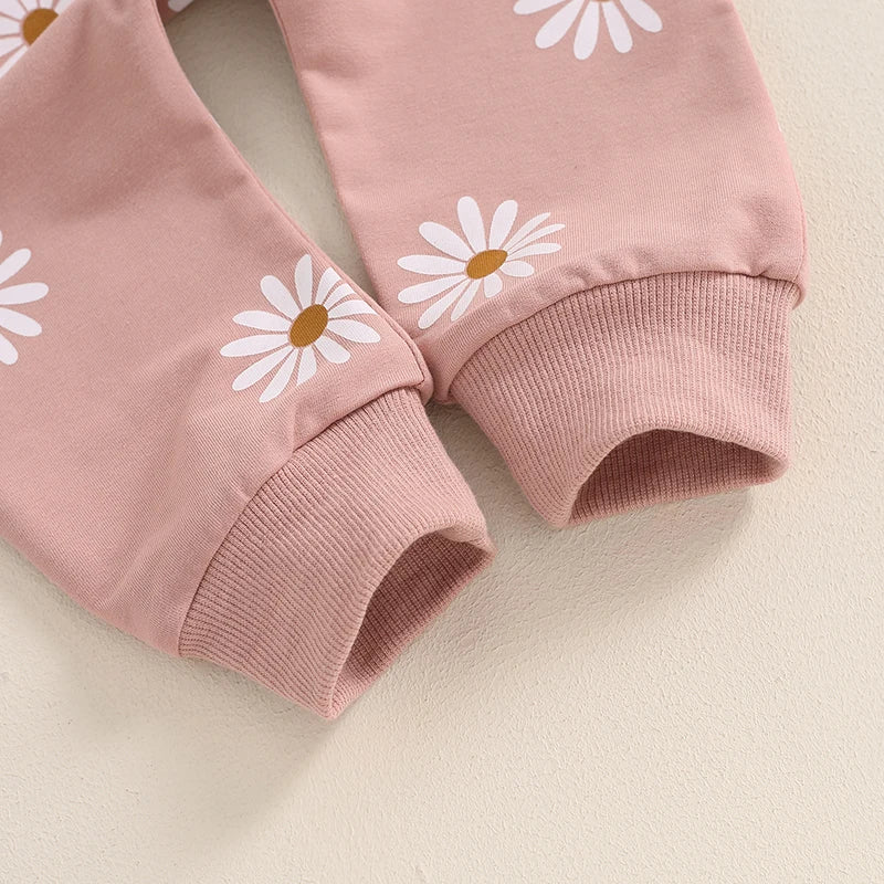 Floral Print Sweatshirt/Sweatpant Set