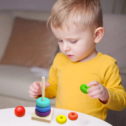 Baby Wooden Stacking Ring Toy