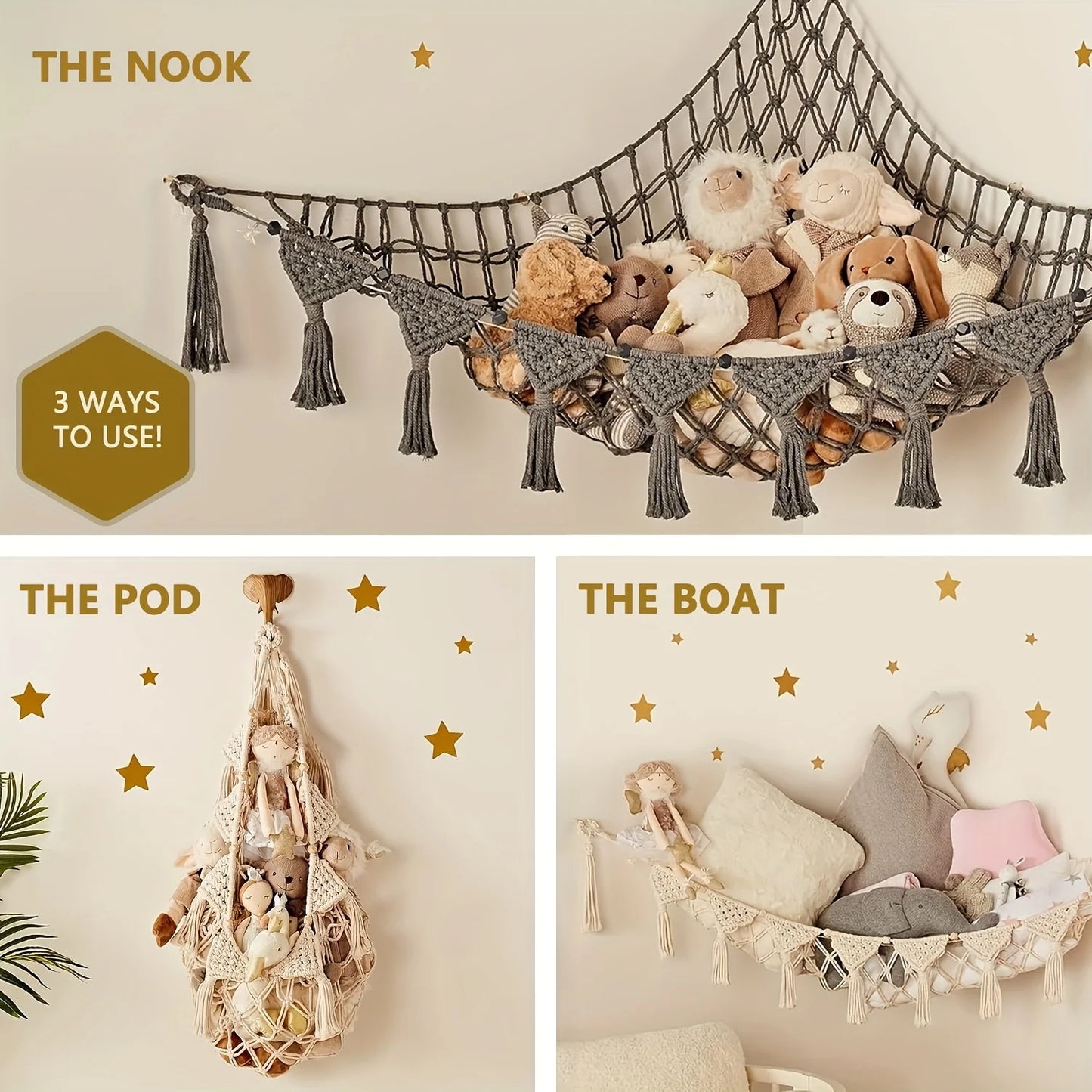 Stuffed Animal Storage Hammock