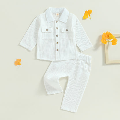 Linen Button Down Shirt and Pants