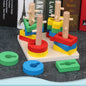 Kids Wood Stacking Blocks Set