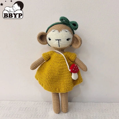 Crocheted Monkey/Rabbit Decor Stuffed Animal