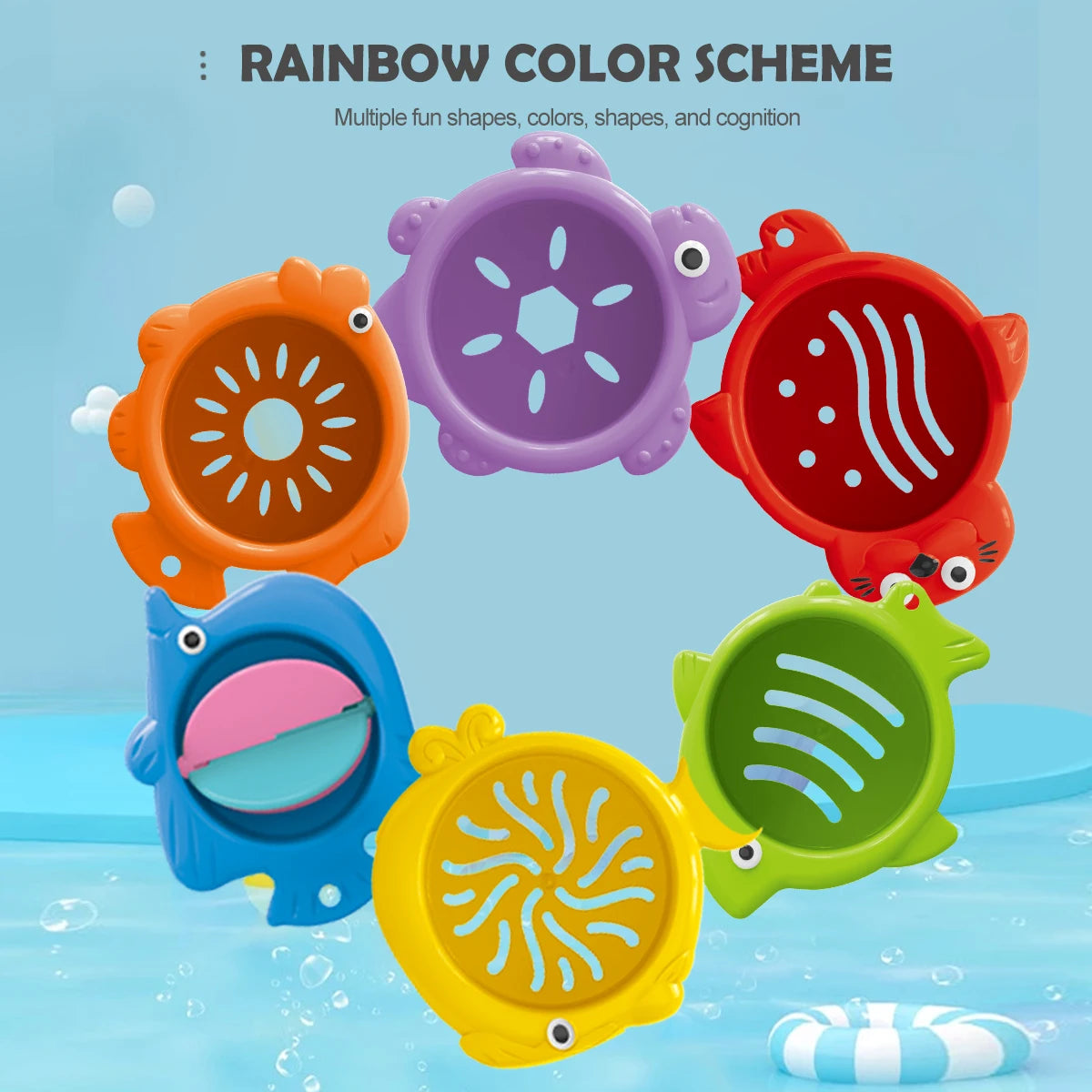 Stacking Cups Bath Toy