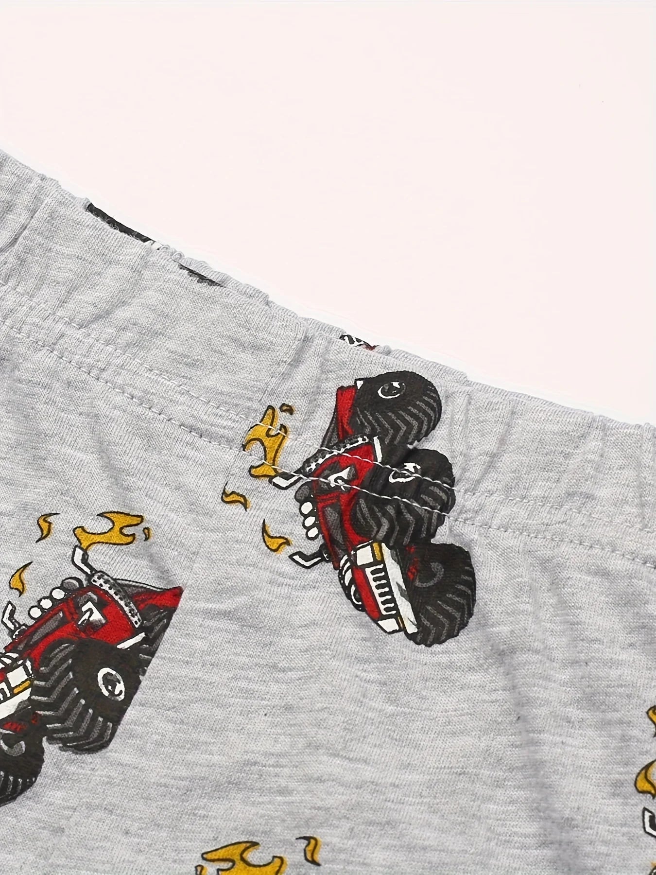 Monster Truck 2 Piece Pajama Set