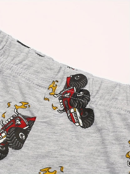 Monster Truck 2 Piece Pajama Set