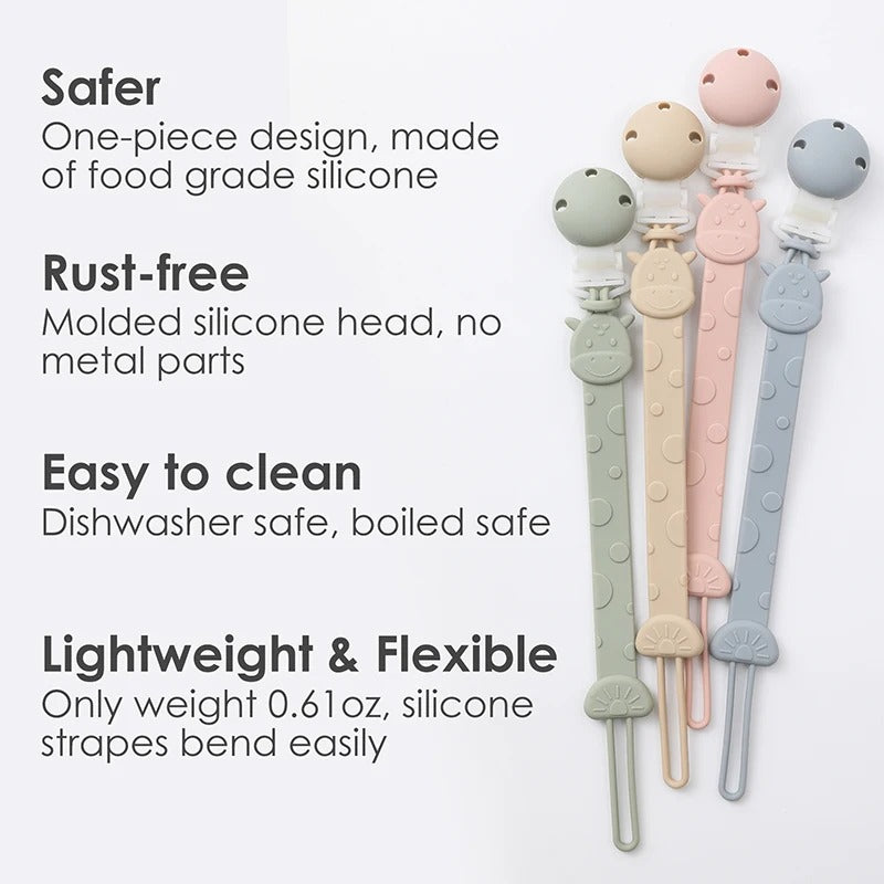 Silicone Pacifier Clips